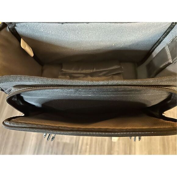 Nikon Camera Bag DSLR Shoulder Hand Bag Soft Shell Canvas Case Black Pockets - Picture 10 of 10